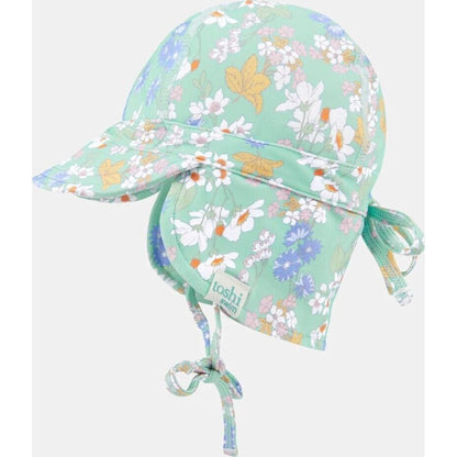 Toshi Toshi Swim Baby Flap Cap Classic - Sea Blossom | Aster & Ruby