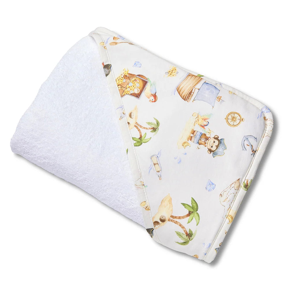Treasure Island Organic Hooded Baby Towel