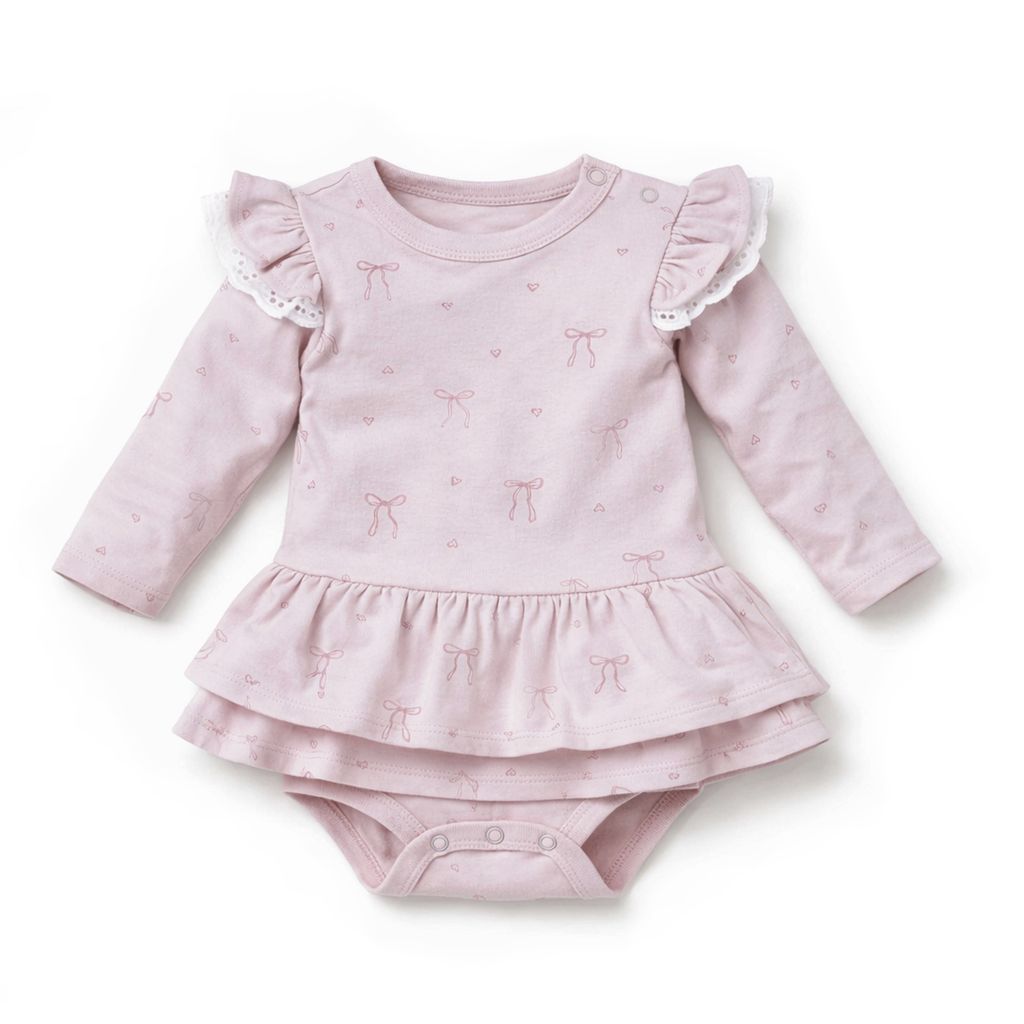 Lilly Bow Dress Onesie