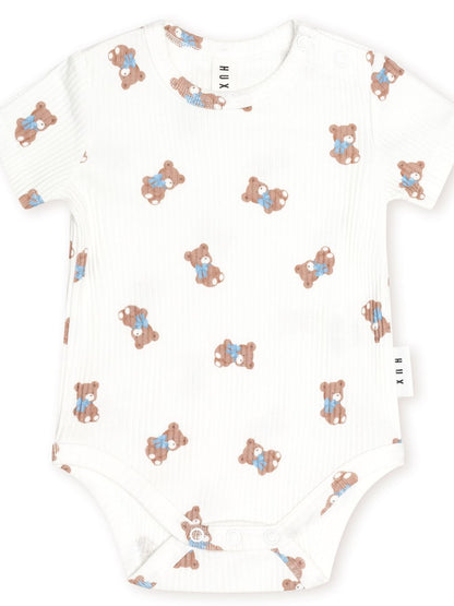 Tumbling Bow Hux Short Sleeve Bodysuit