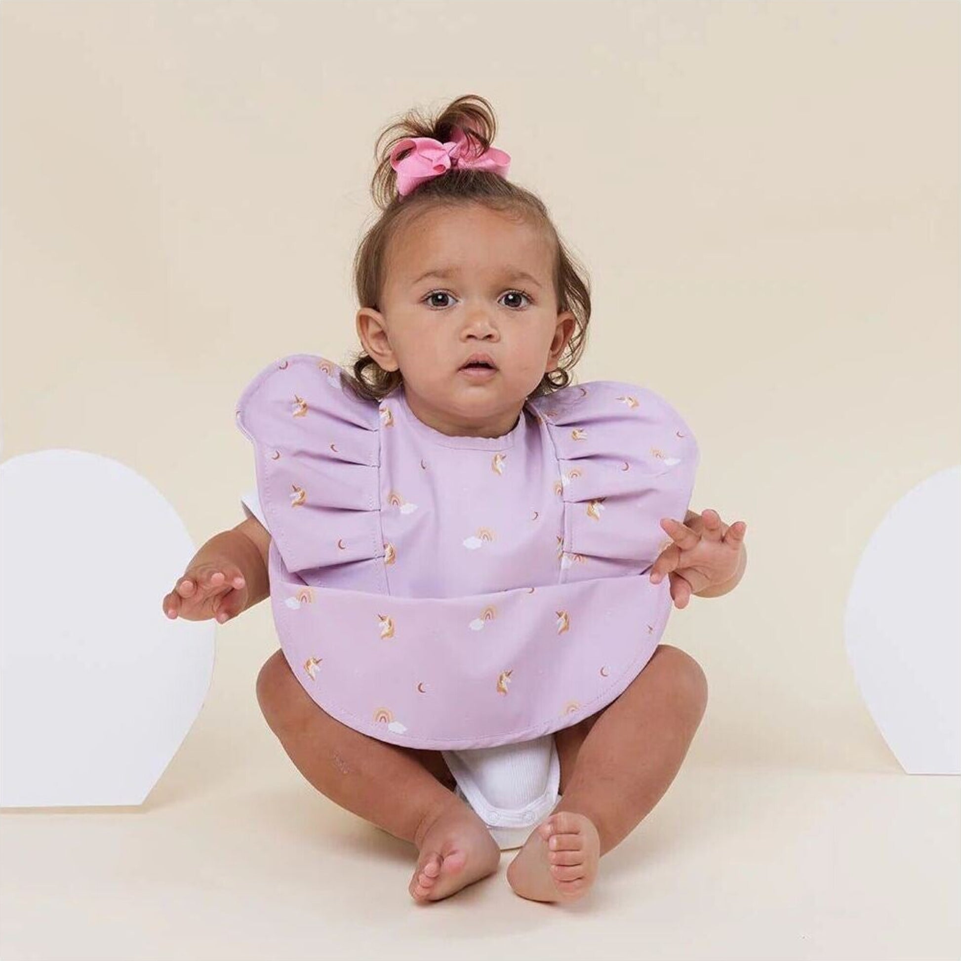 Snuggle Hunny Unicorn Frill Snuggle Bib | Aster & Ruby