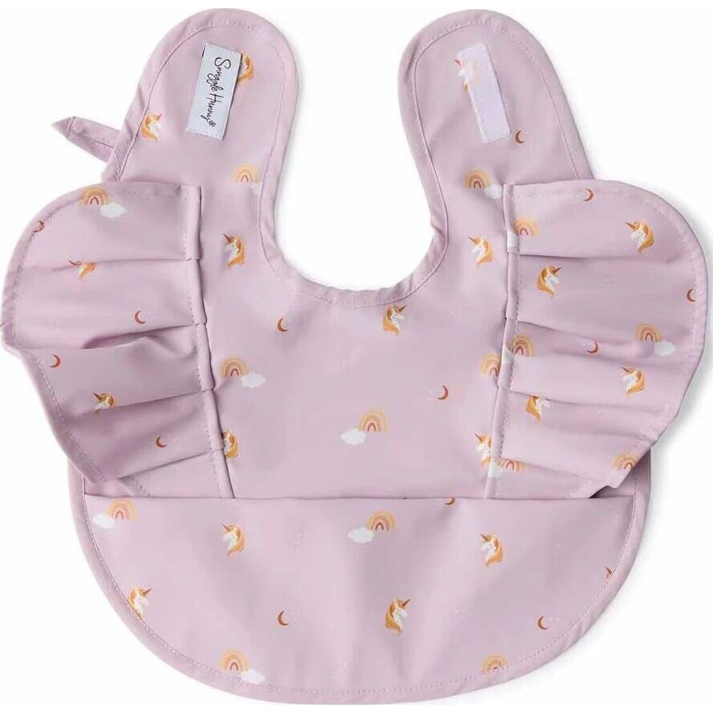 Snuggle Hunny Unicorn Frill Snuggle Bib | Aster & Ruby