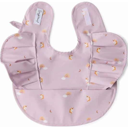 Snuggle Hunny Unicorn Frill Snuggle Bib | Aster & Ruby