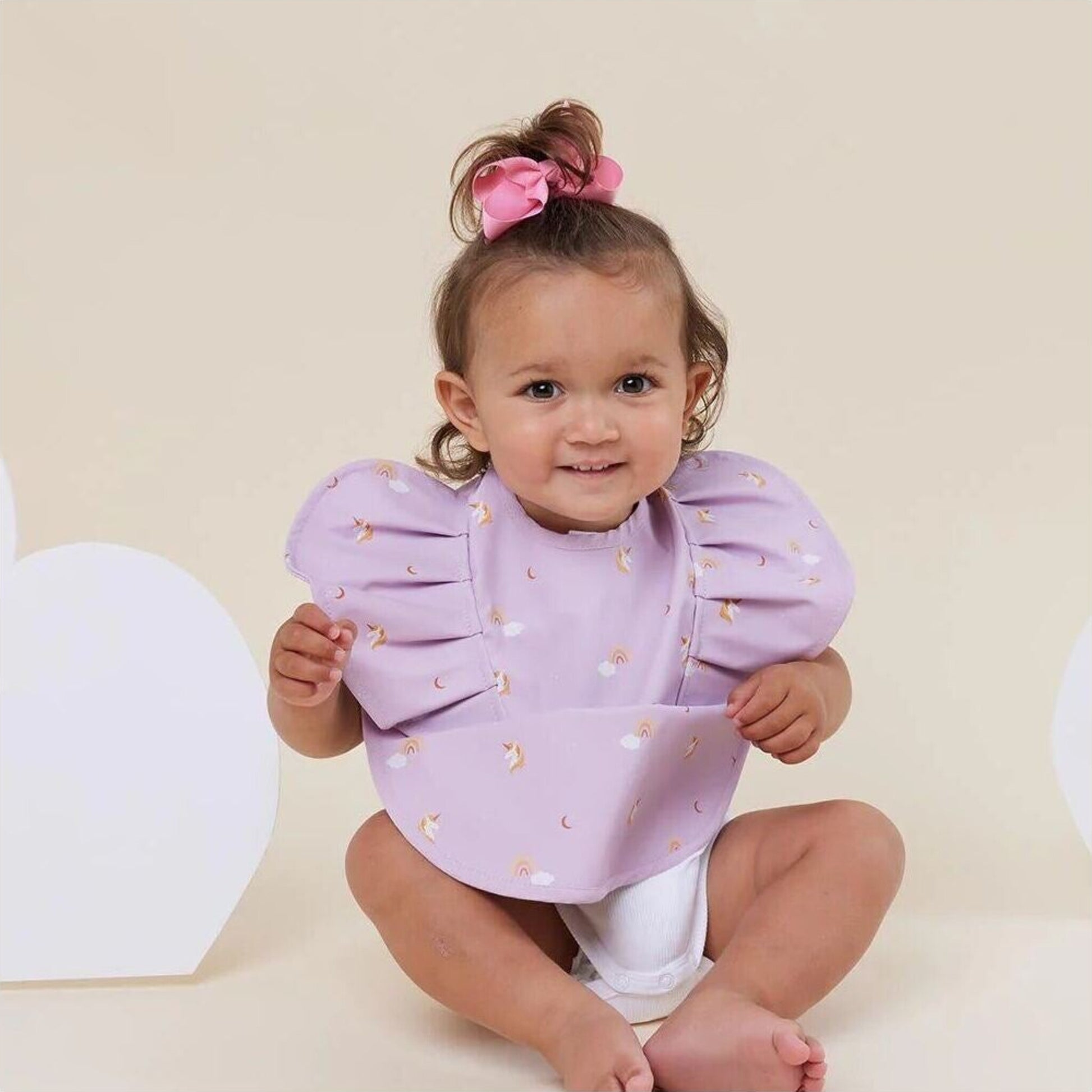 Snuggle Hunny Unicorn Frill Snuggle Bib | Aster & Ruby