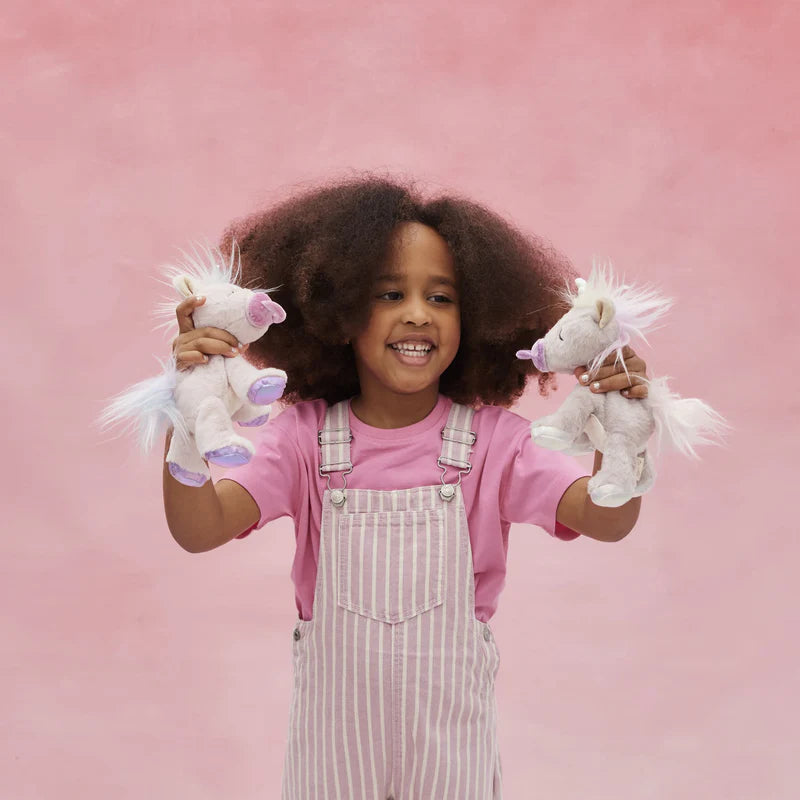 Olli Ella Binky Baby Unicorn Sparkle (Pink) | Aster & Ruby