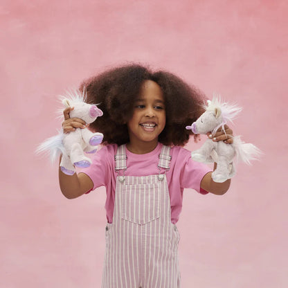 Olli Ella Binky Baby Unicorn Sparkle (Pink) | Aster & Ruby