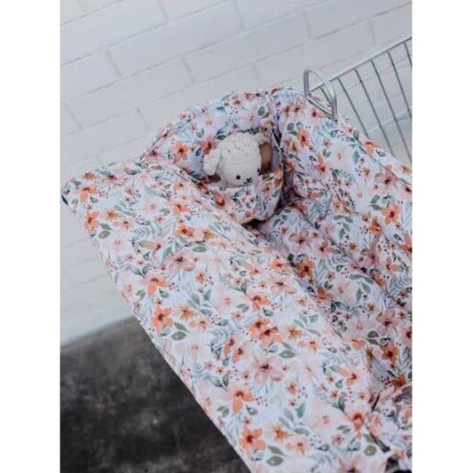 Bambella Designs Universal Padded Trolley Liner Bloom | Aster & Ruby