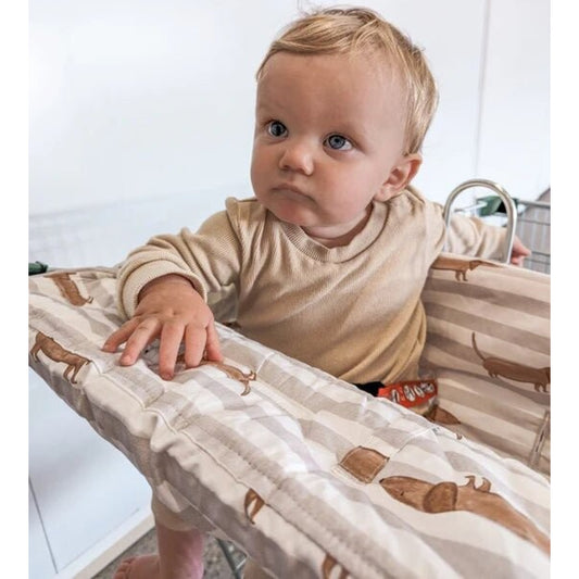 Universal Padded Trolley Liner Dachshund Days - Aster & Ruby