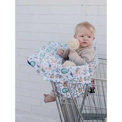 Bambella Designs Universal Padded Trolley Liner Wild Dinosaurs | Aster & Ruby