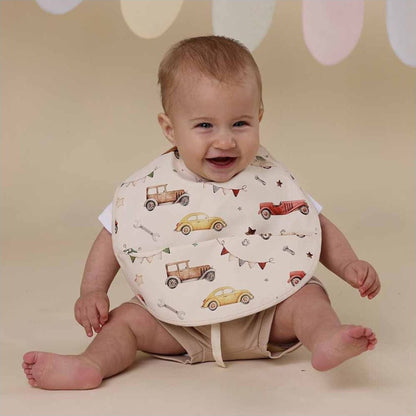 Snuggle Hunny Vintage Cars Snuggle Bib | Aster & Ruby