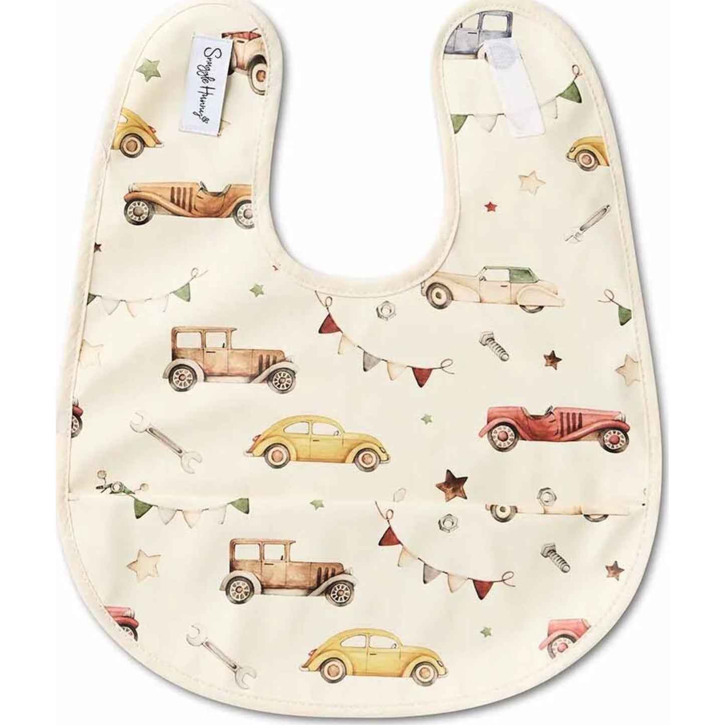Snuggle Hunny Vintage Cars Snuggle Bib | Aster & Ruby