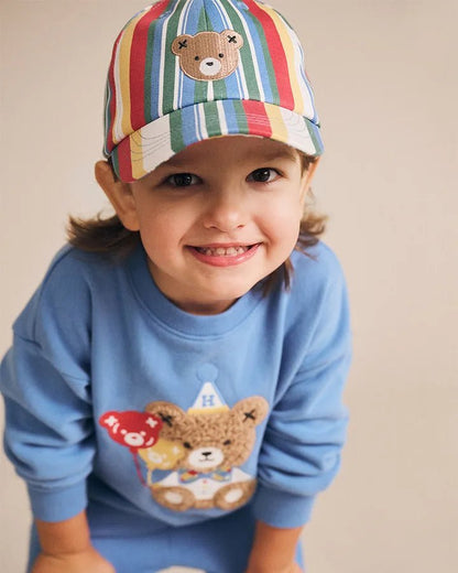Vintage Stripe Huxbear Cap - Aster & Ruby