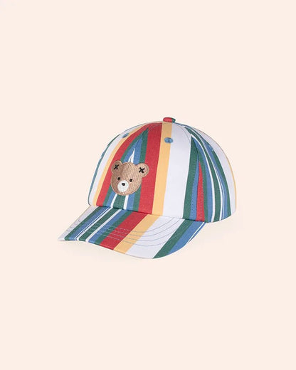 Vintage Stripe Huxbear Cap - Aster & Ruby