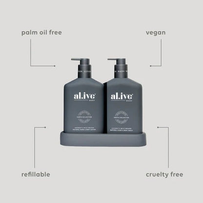 Wash & Lotion Duo Coconut & Wild Orange - Aster & Ruby