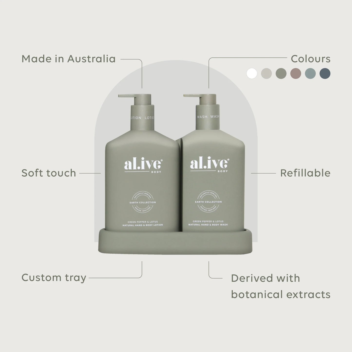 Wash & Lotion Duo Green Pepper & Lotus