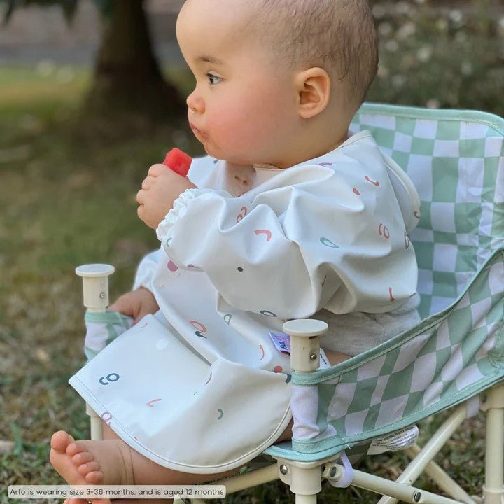 We Might Be Tiny Messie Smock Bib – Tiny Arches(Kid)-Aster & Ruby