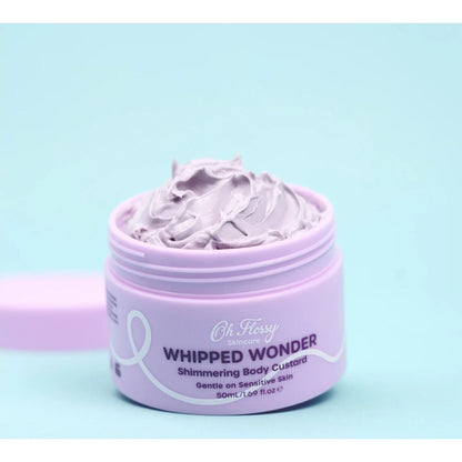 Oh Flossy Whipped Wonder Shimmering Body Custard 100ml | Aster & Ruby