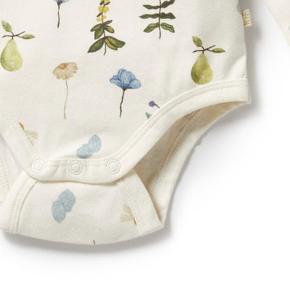 Wilson & Frenchy Petit Garden Organic Bodysuit - Aster & Ruby