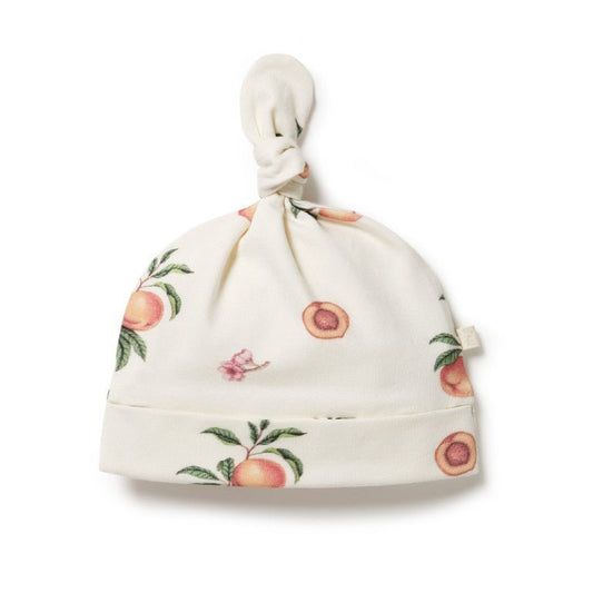 Wilson & Frenchy Rib Knot Hat So Peachy-Aster & Ruby