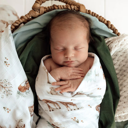 Organic Muslin Wrap Woodland Tales