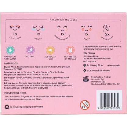 Oh Flossy X Fleur Harris Garden of Dreams Mini Makeup & Glitter Set | Aster & Ruby