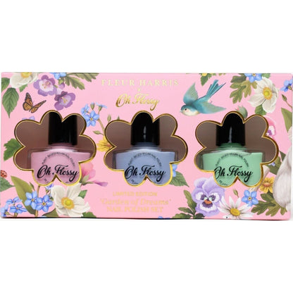 Oh Flossy X Fleur Harris Garden of Dreams Nail Polish Set | Aster & Ruby