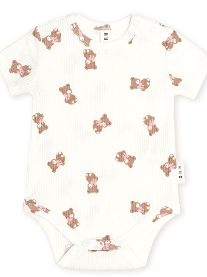 Tumbling Bow Huxette Short Sleeve Bodysuit