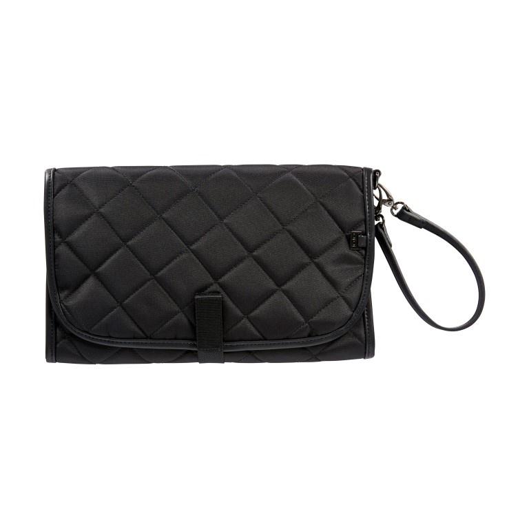 Change Mat Clutch Black Quilt