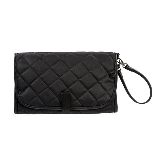 Change Mat Clutch Black Quilt