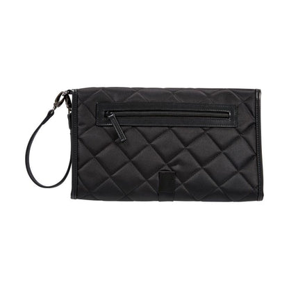 Change Mat Clutch Black Quilt