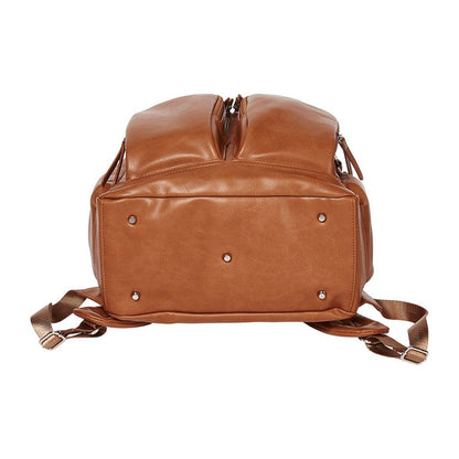 Signature Nappy Backpack - Tan - Aster & Ruby